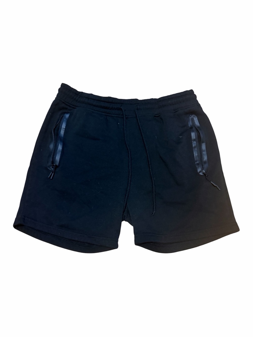 Men's Black Drawstring Athletic Shorts